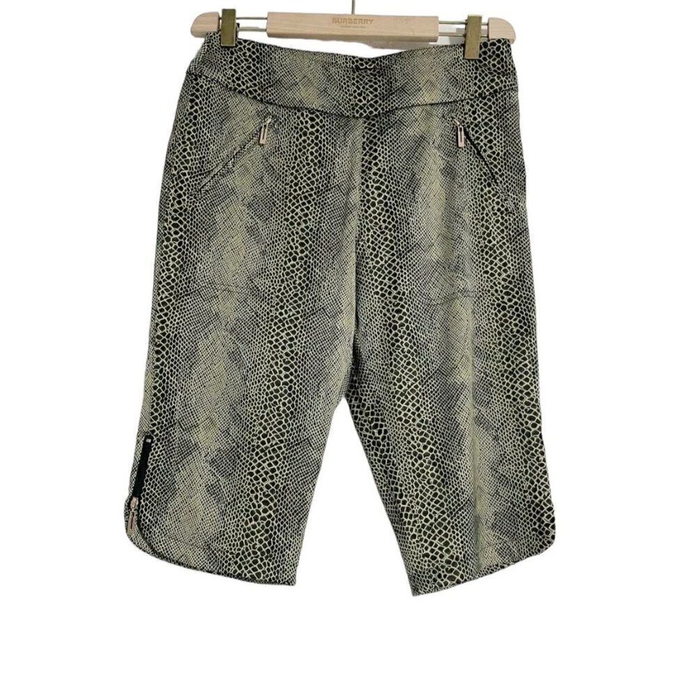 Jamie Sadock 8 Shorts Bermuda Golf Animal Print Avant Garde